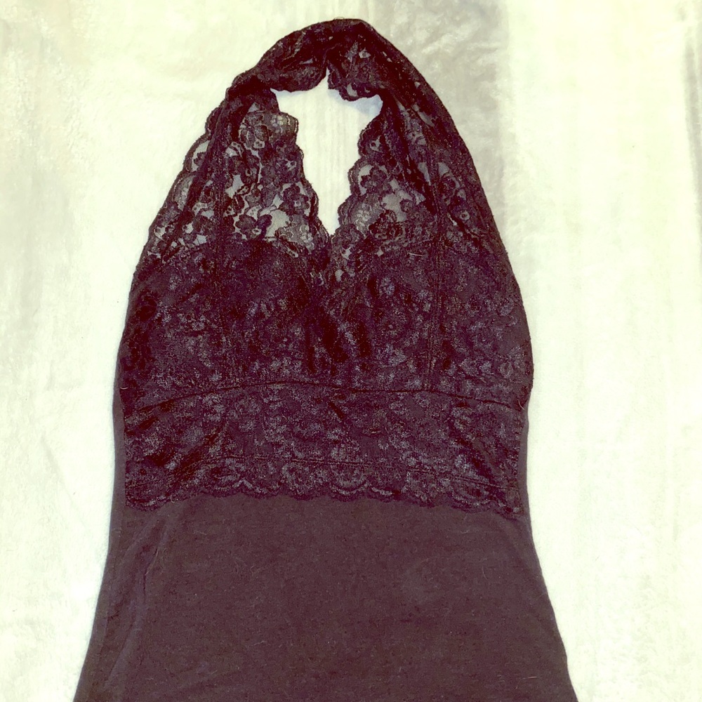 Lace halter